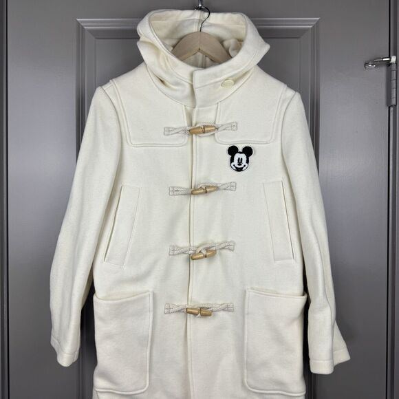 Whole Hauss X Mickey Mouse Coat White Cream Tan Women's One Size fits most - Picture 10 of 10